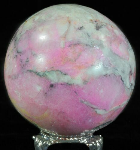 Polished Cobaltoan Calcite Sphere - Congo #63902